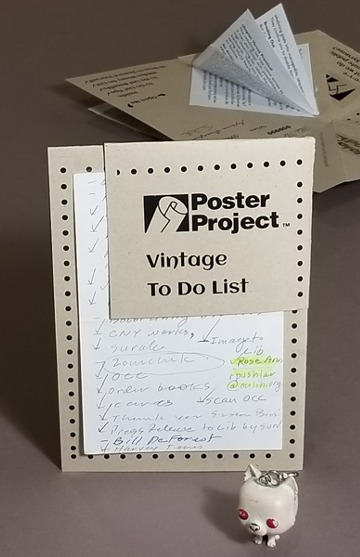 Vintage To-Do List Card / Booklet