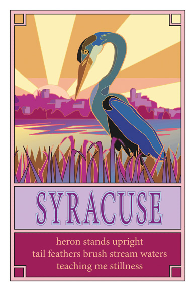 Syracuse Heron Postcard