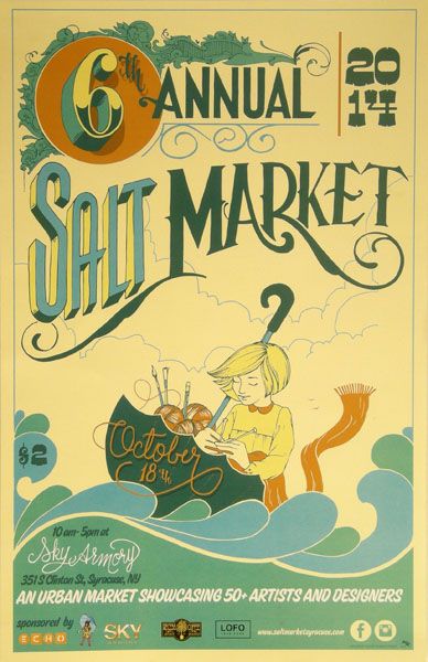 Salt Market Poster by C. Valenzuela