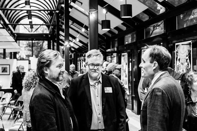 Onondaga County Legislator Jeremiah Thompson, Scott Herrmann, and Jim Emmons