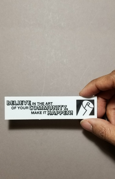 Sticker: Believe In The Art...