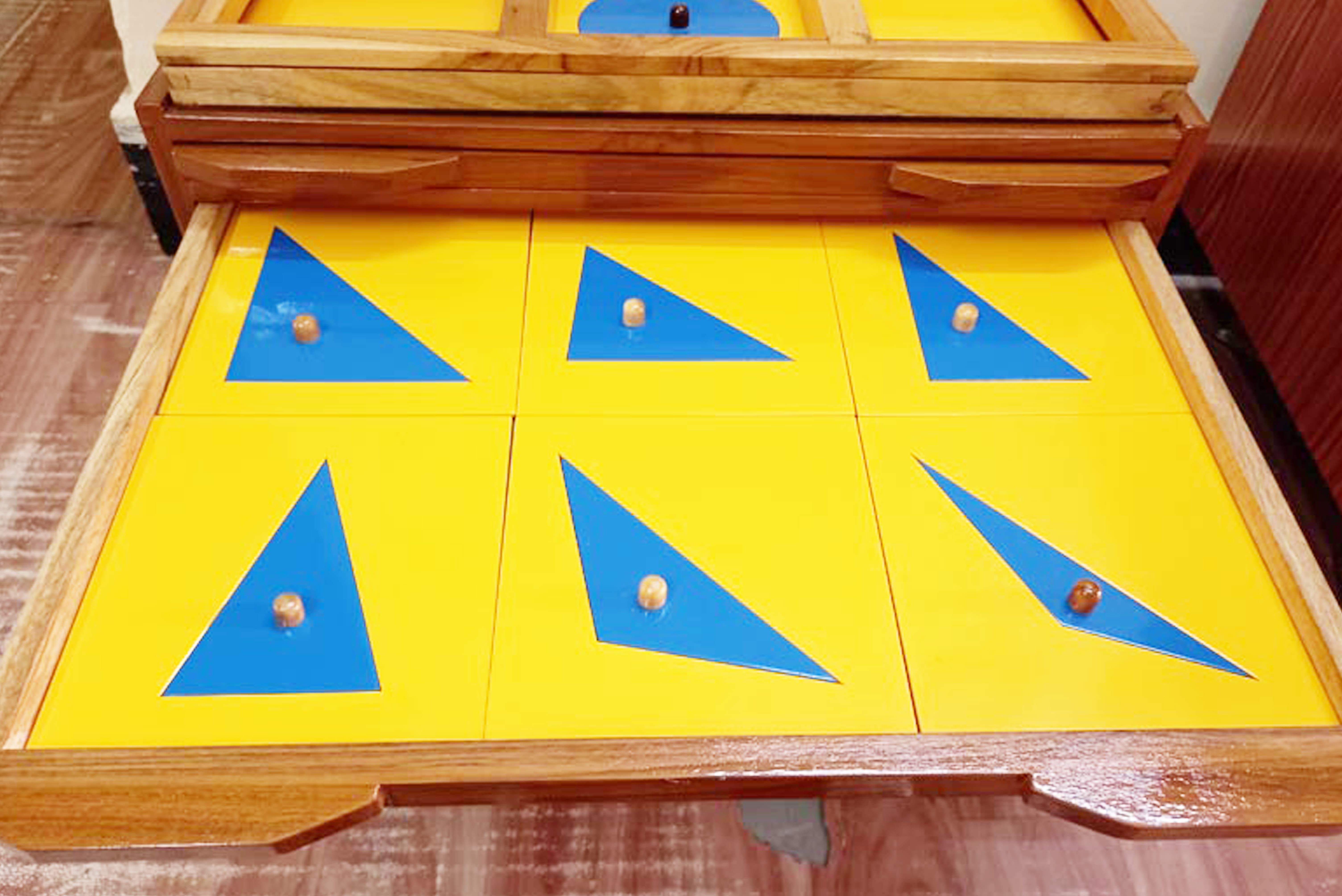 Montessori Materials Spotlight - Geometric Cabinet - Triangles