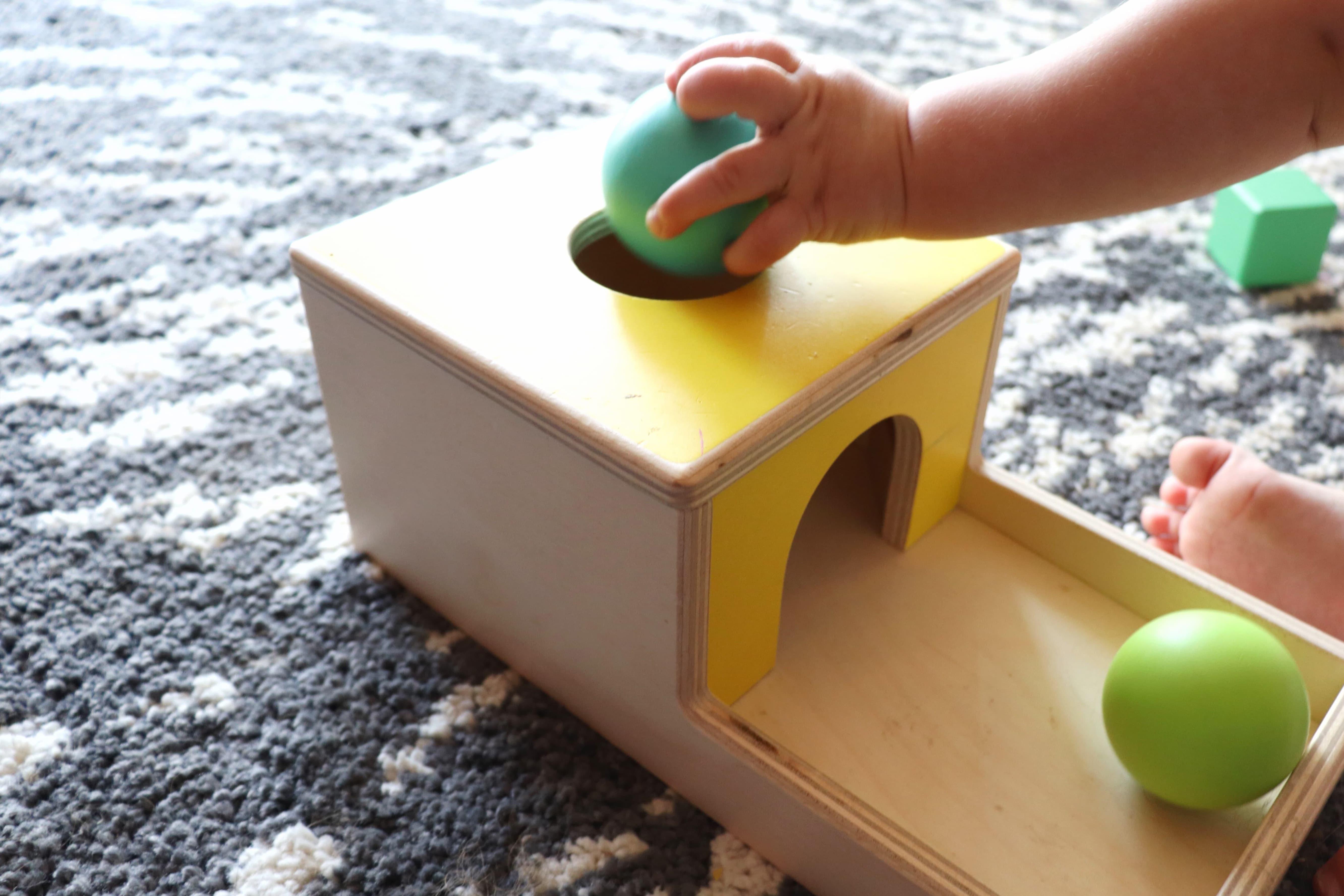 Montessori Activities - Infant Object-Permanence Boxes (Series I)