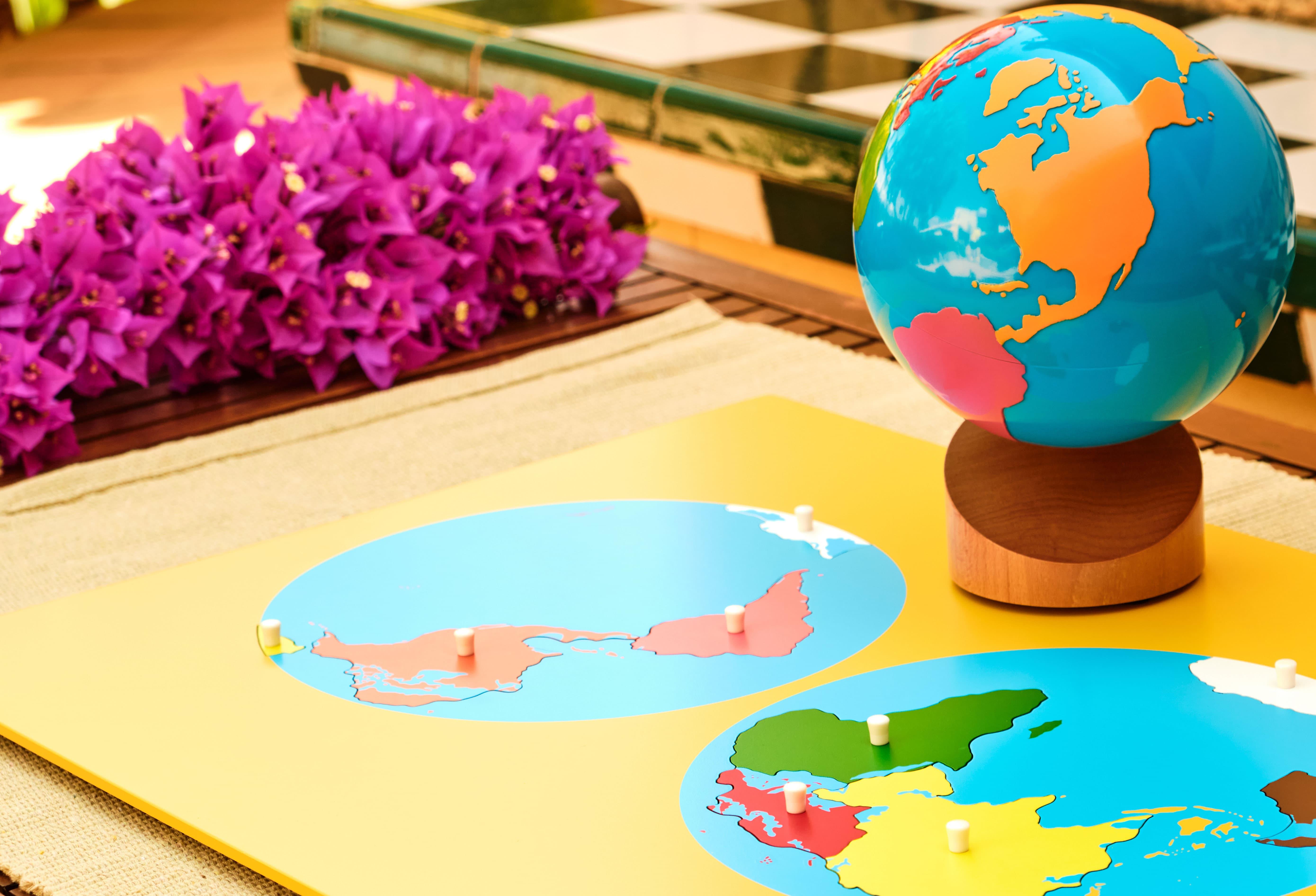 Montessori Materials Spotlight - Puzzle Maps