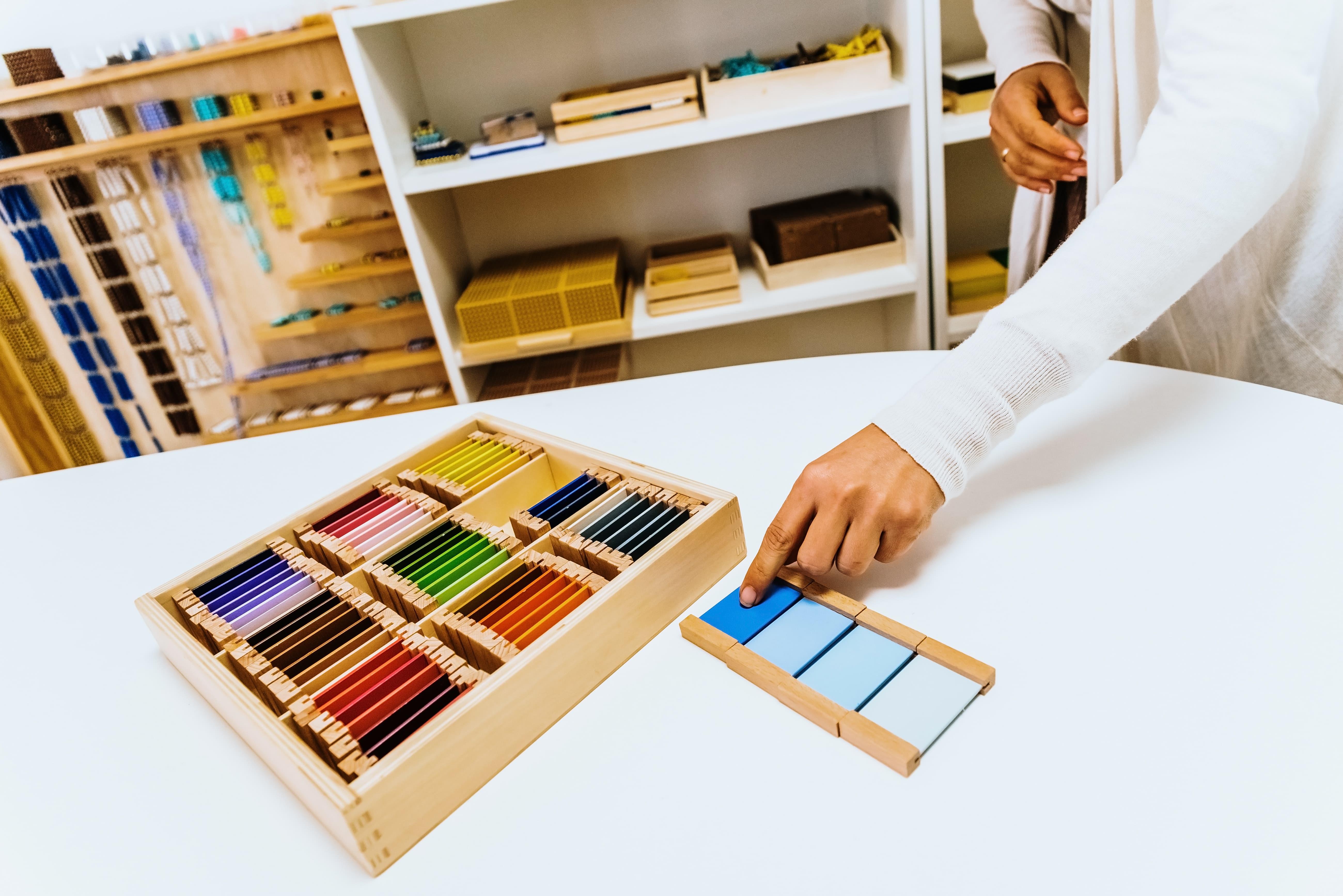 Montessori Materials Spotlight - Colour Tablets