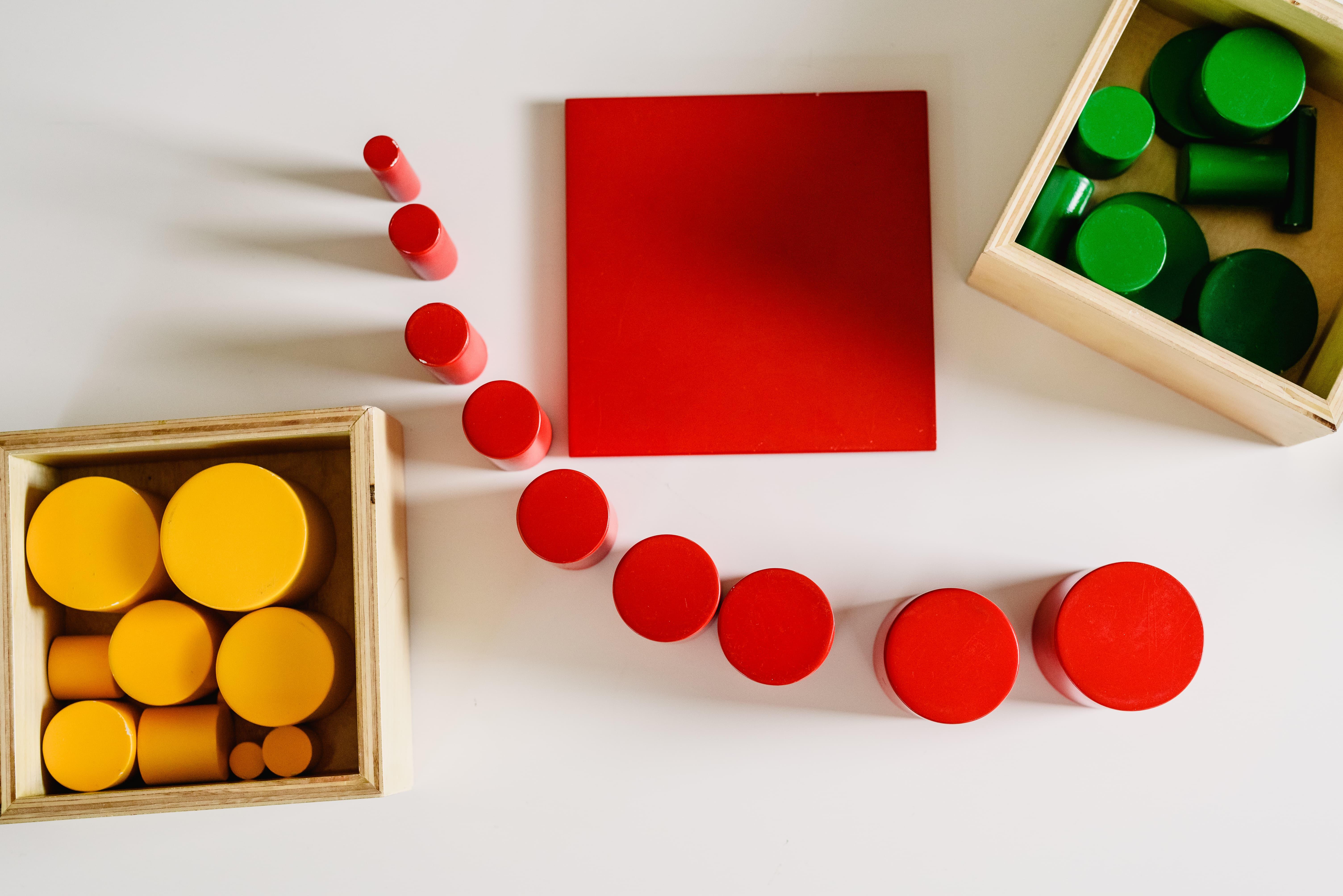 Montessori Materials Spotlight - Knobless Cylinders