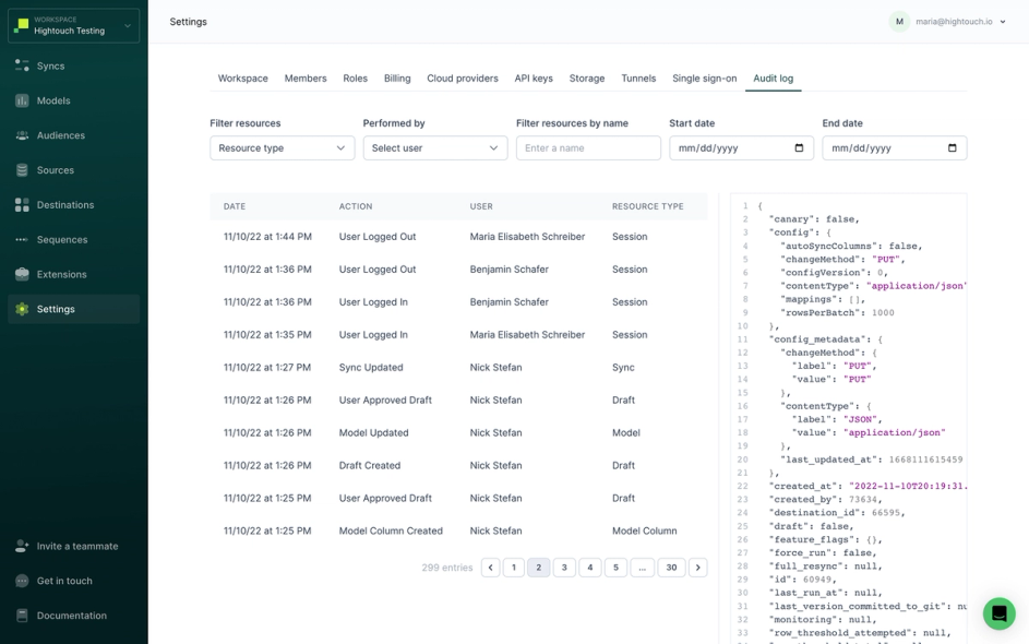 Hightouch: Reverse ETL for Audience Sync and Data Activation | Interface