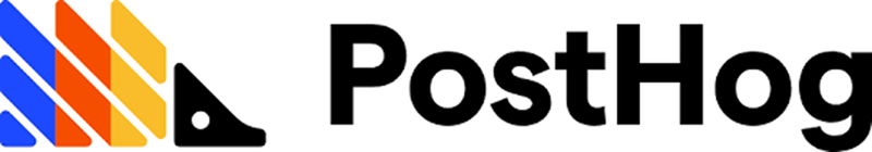 The image features a logo for PostHog, which is a company that specializes in creating and distributing various types of content online. The logo consists of three horizontal lines with different colors - blue, orange, and yellow. Each line represents a different aspect of the company's services or offerings. The first line has a blue triangle pointing downwards, symbolizing the company's focus on providing valuable information to its audience. The second line features an orange triangle pointing upwards, signifying the company's commitment to creating engaging content for their clients. Finally, the third line displays a yellow triangle pointing downwards, representing PostHog's dedication to delivering high-quality and informative content to their users. Overall, the logo effectively communicates the core values of the company in a visually appealing manner.
