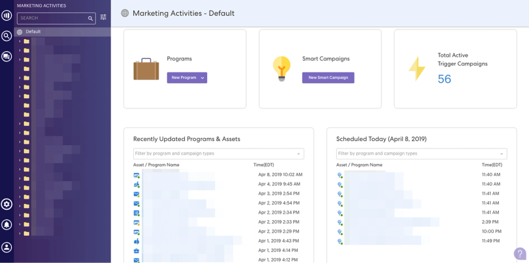 Marketo Engage Interface