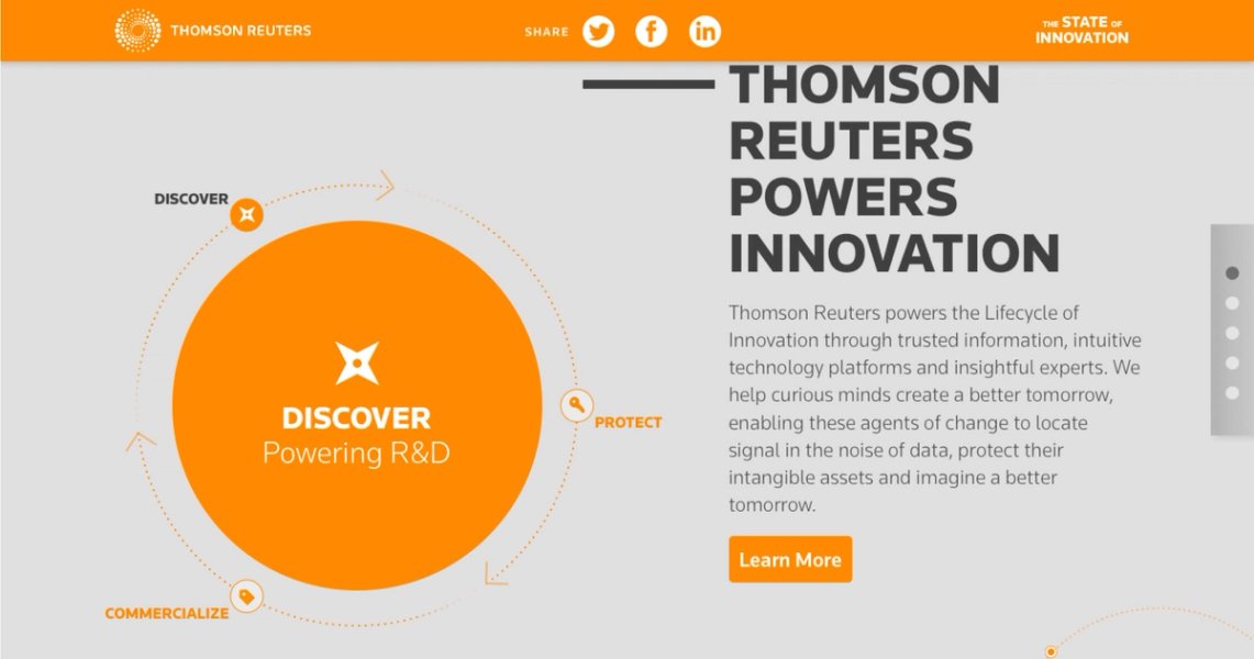 Thomson Reuters Slider