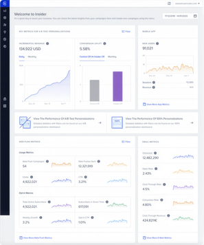 Insider One Interface