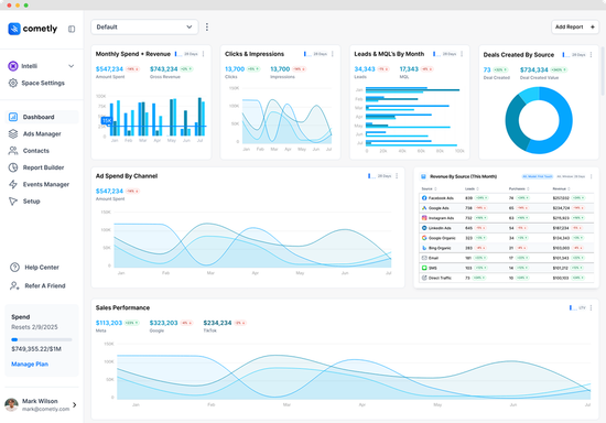 Cometly Interface
