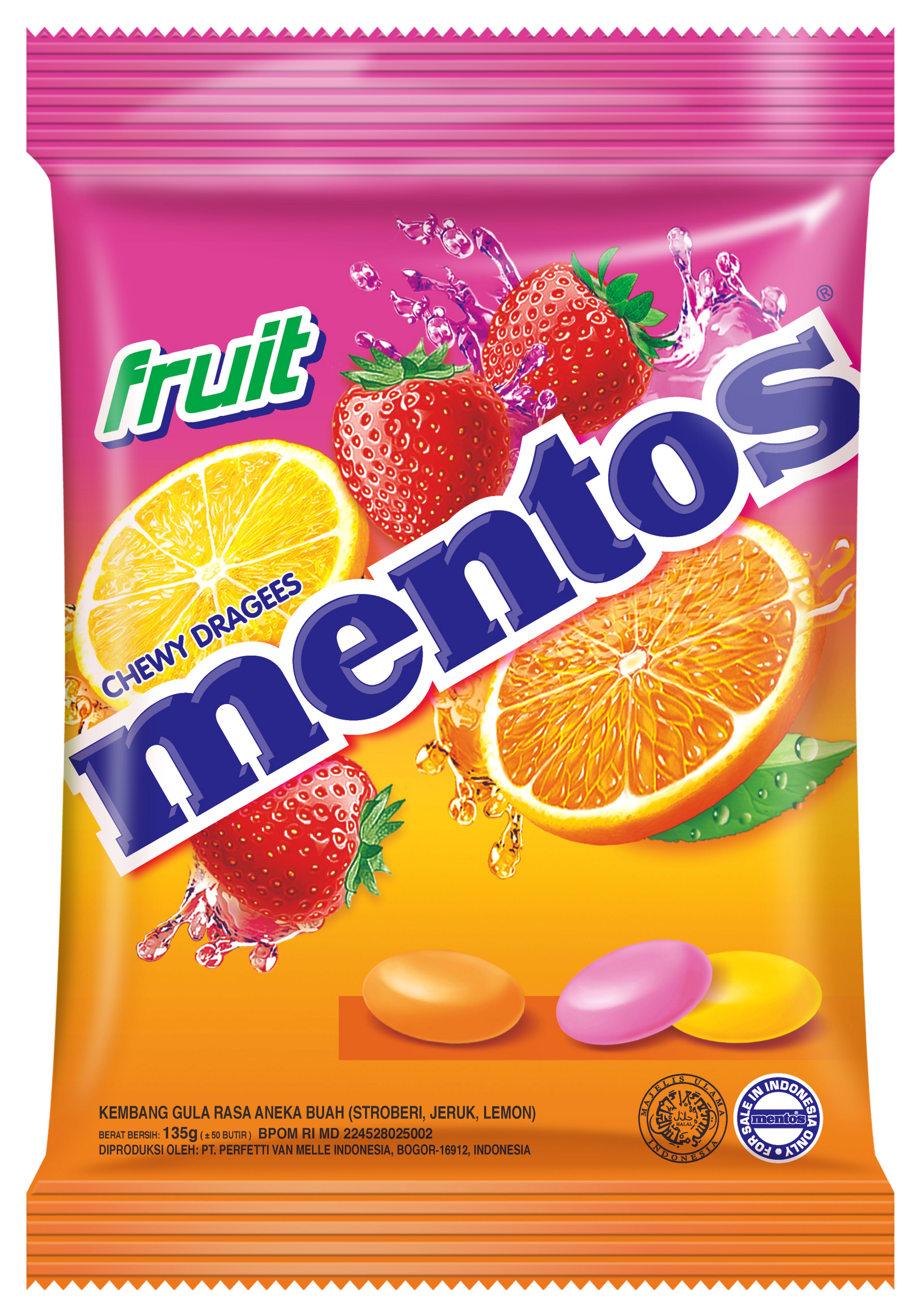 Mentos Pouch Fruit