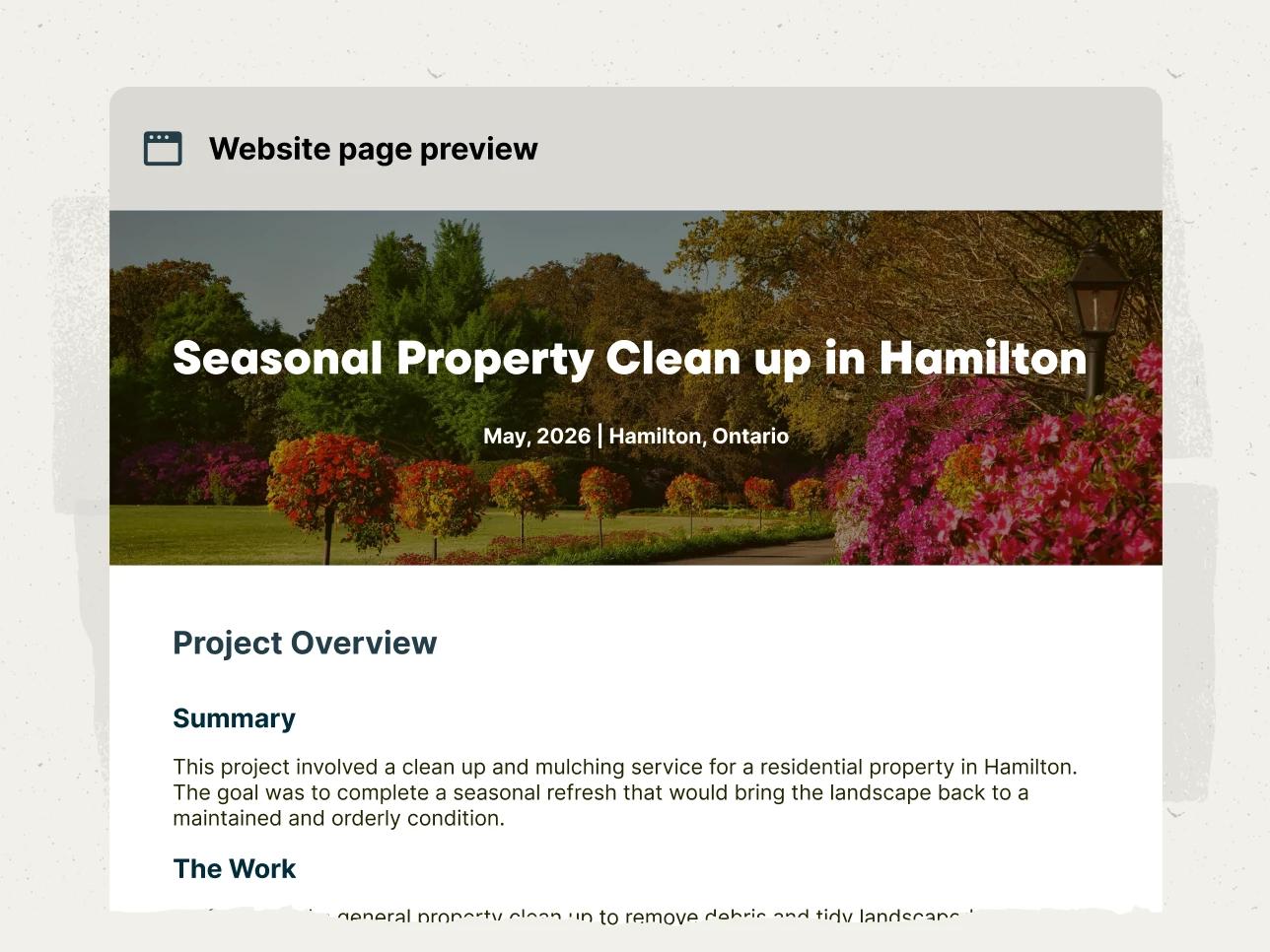 Website portfolio compiles all your past jobs