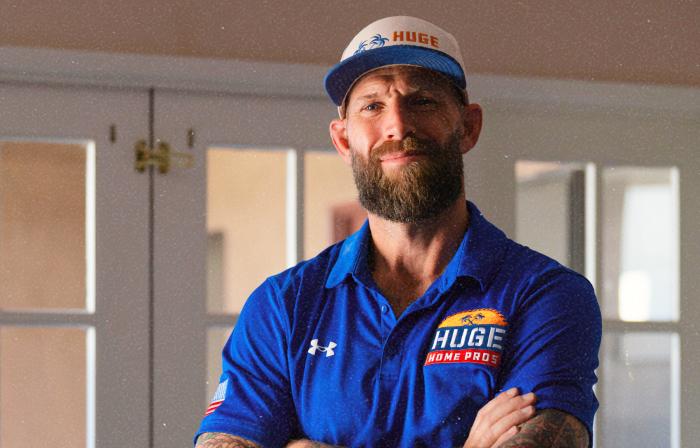 Greg Schmitt, Jobber service provider with his arms crossed.