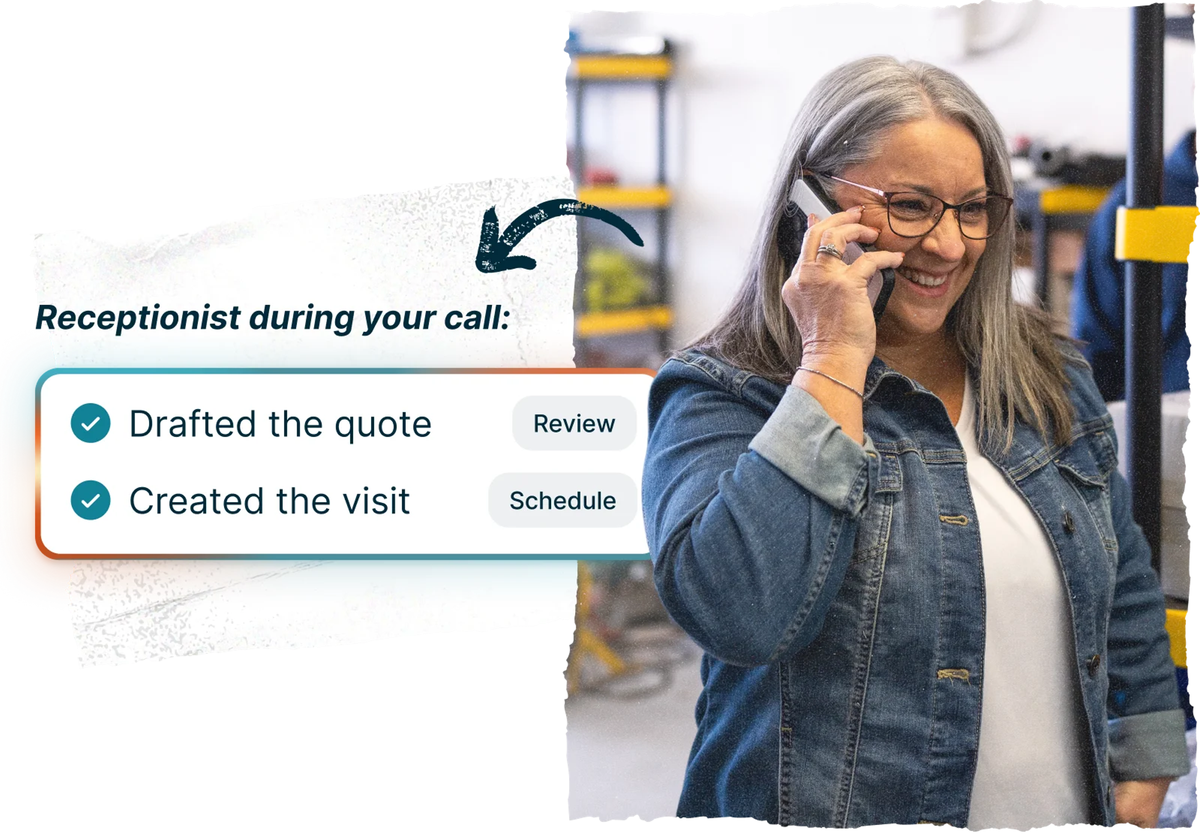 Jobber's receptionist companion turns calls into tasks