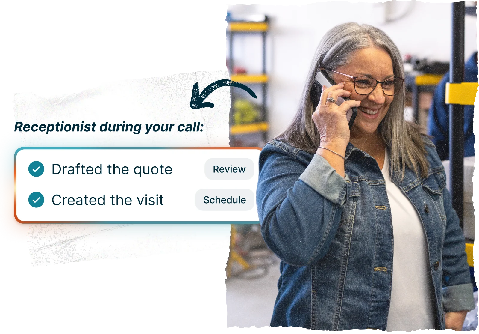 Jobber's receptionist companion turns calls into tasks