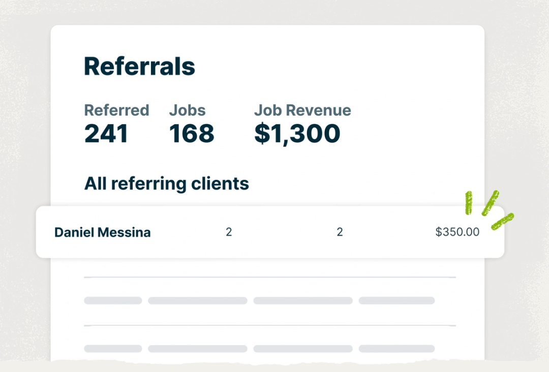 Client Referral Program Software | Jobber Referrals