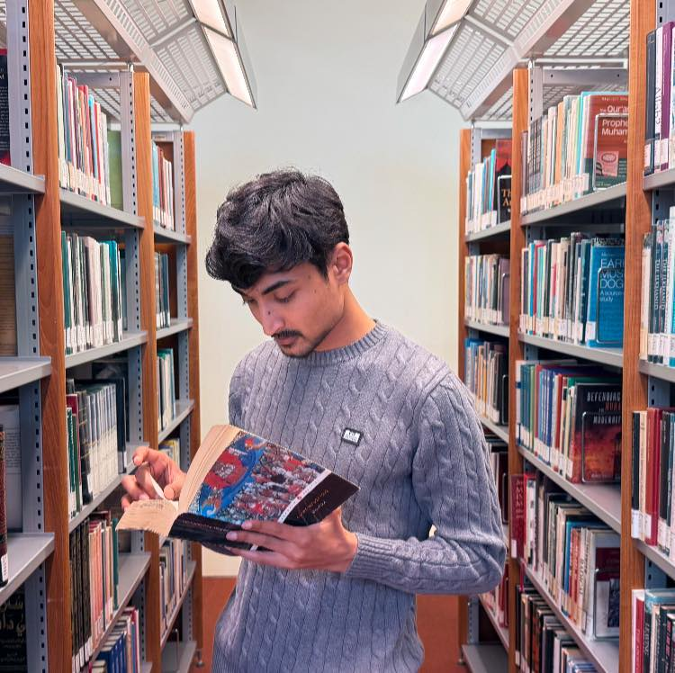 Reading (as a pose)
