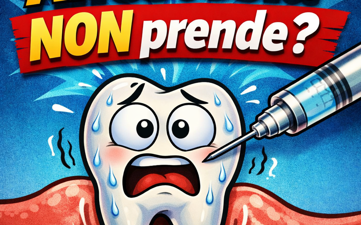 Hai paura che l’anestesia dal dentista non faccia effetto? Scopri perché succede nei denti molto infiammati e come si risolve con le tecniche corrette.