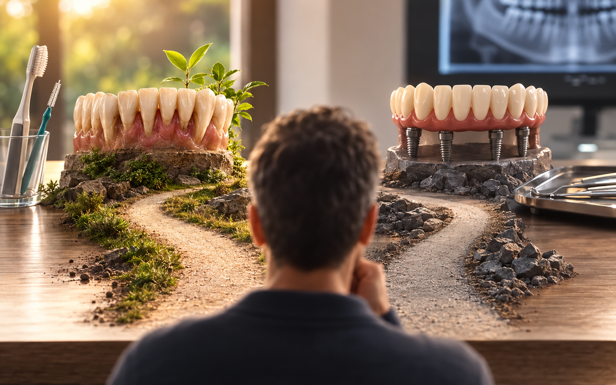 Parodontite: devo togliere tutti i denti e mettere gli impianti?
