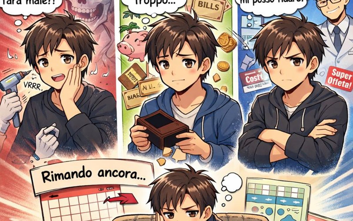 Perché continui a rimandare il dentista? Le 3 vere ragioni che ti bloccano