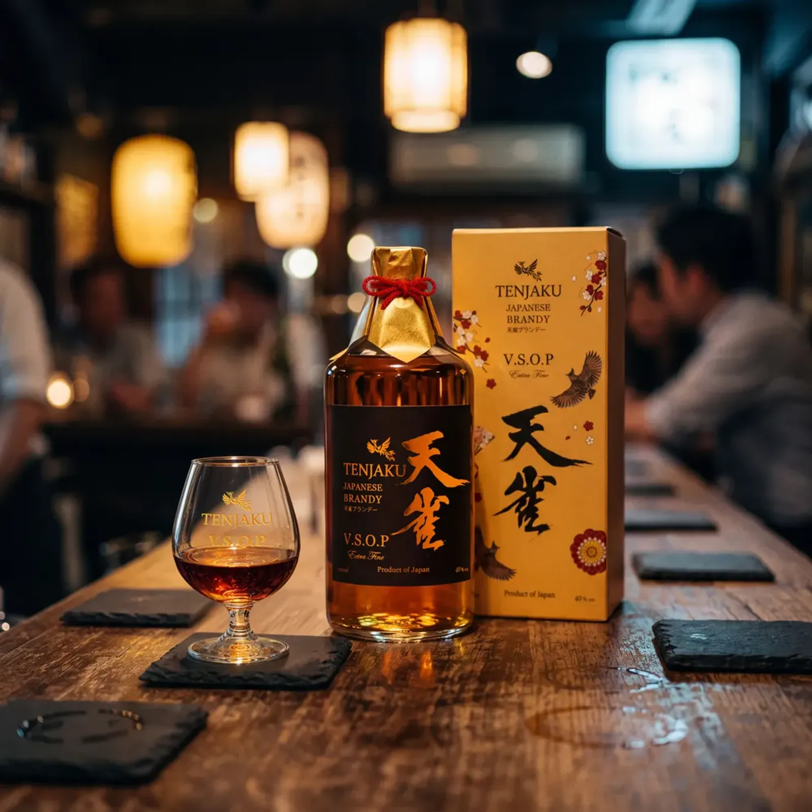 AI ģenerētie Tenjaku Brandy produktu attēli