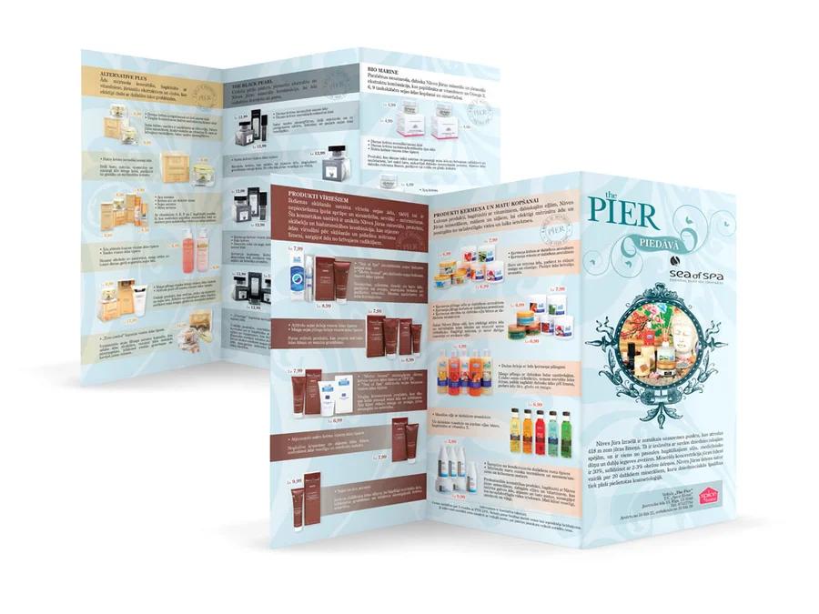 PIER brochure design