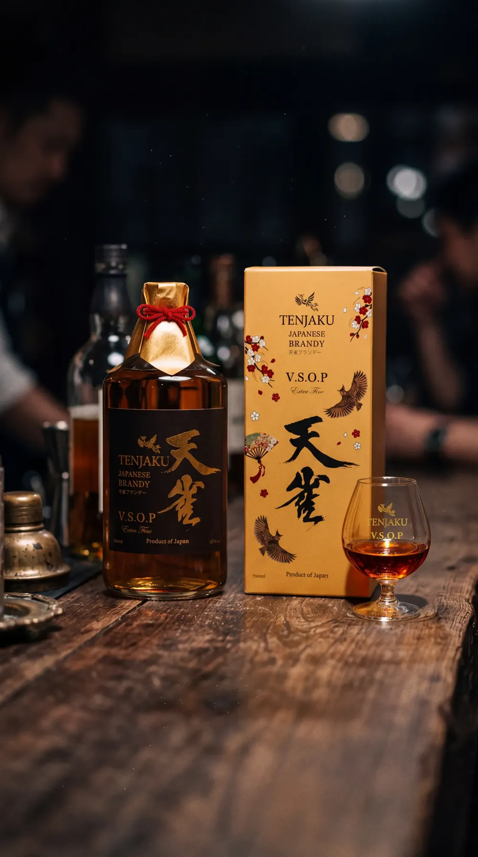 AI ģenerētie Tenjaku Brandy produktu attēli