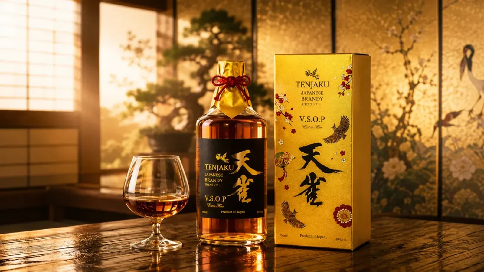 AI ģenerētie Tenjaku Brandy produktu attēli