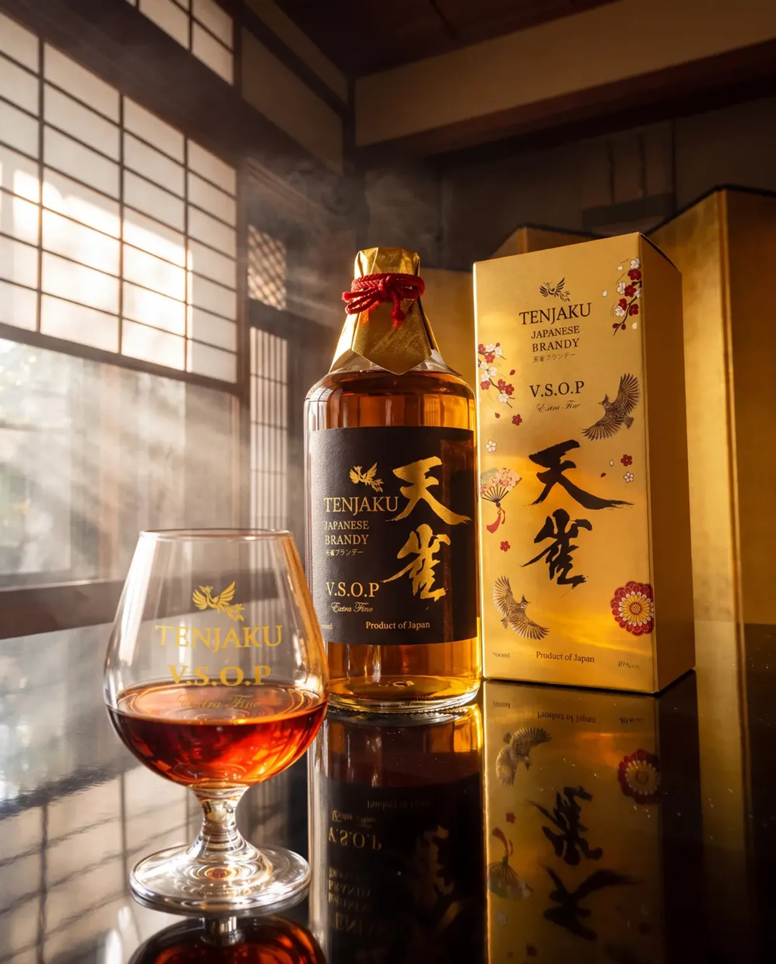 AI ģenerētie Tenjaku Brandy produktu attēli