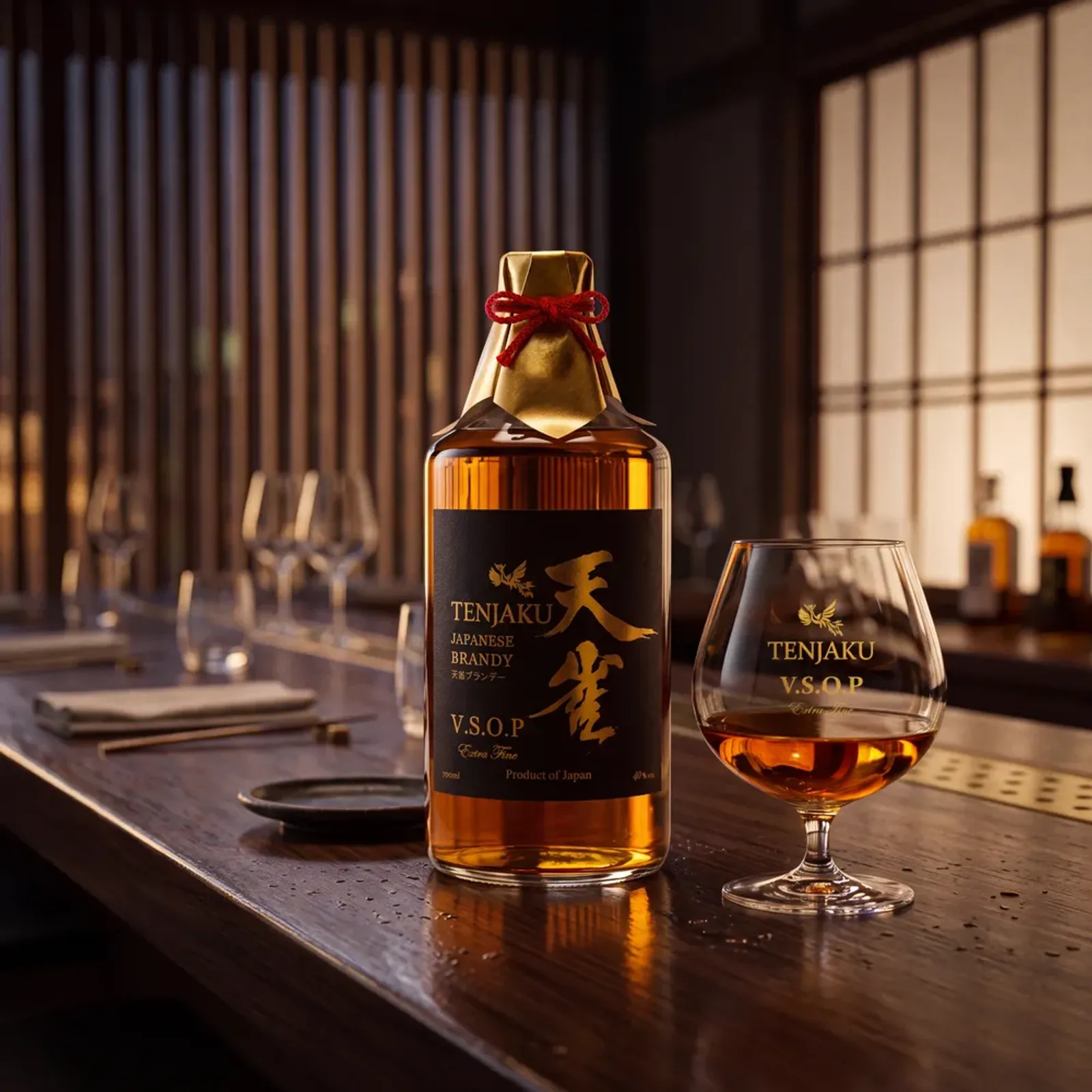 AI ģenerētie Tenjaku Brandy produktu attēli