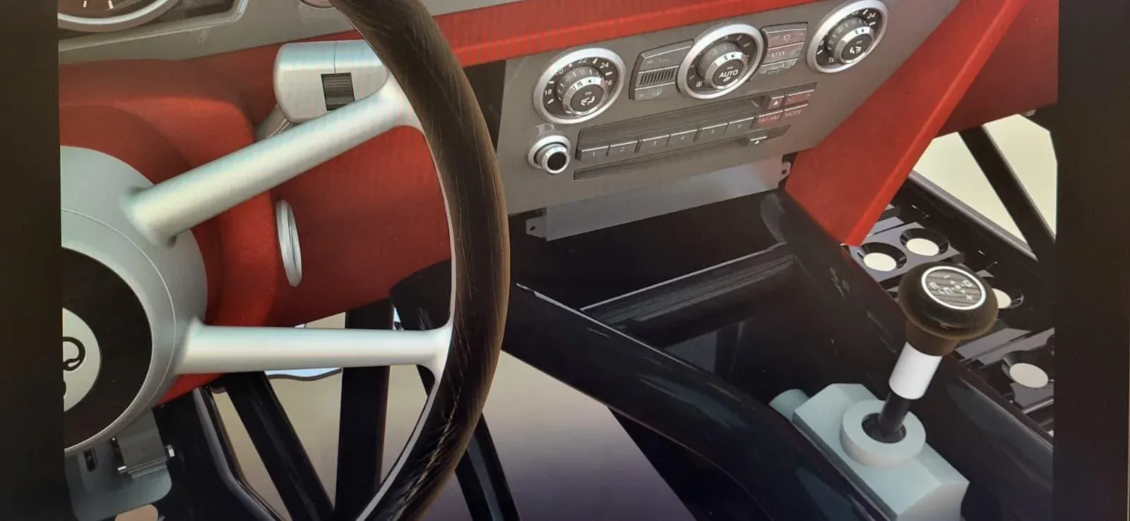 AI car ad for a car that is still in the production process
