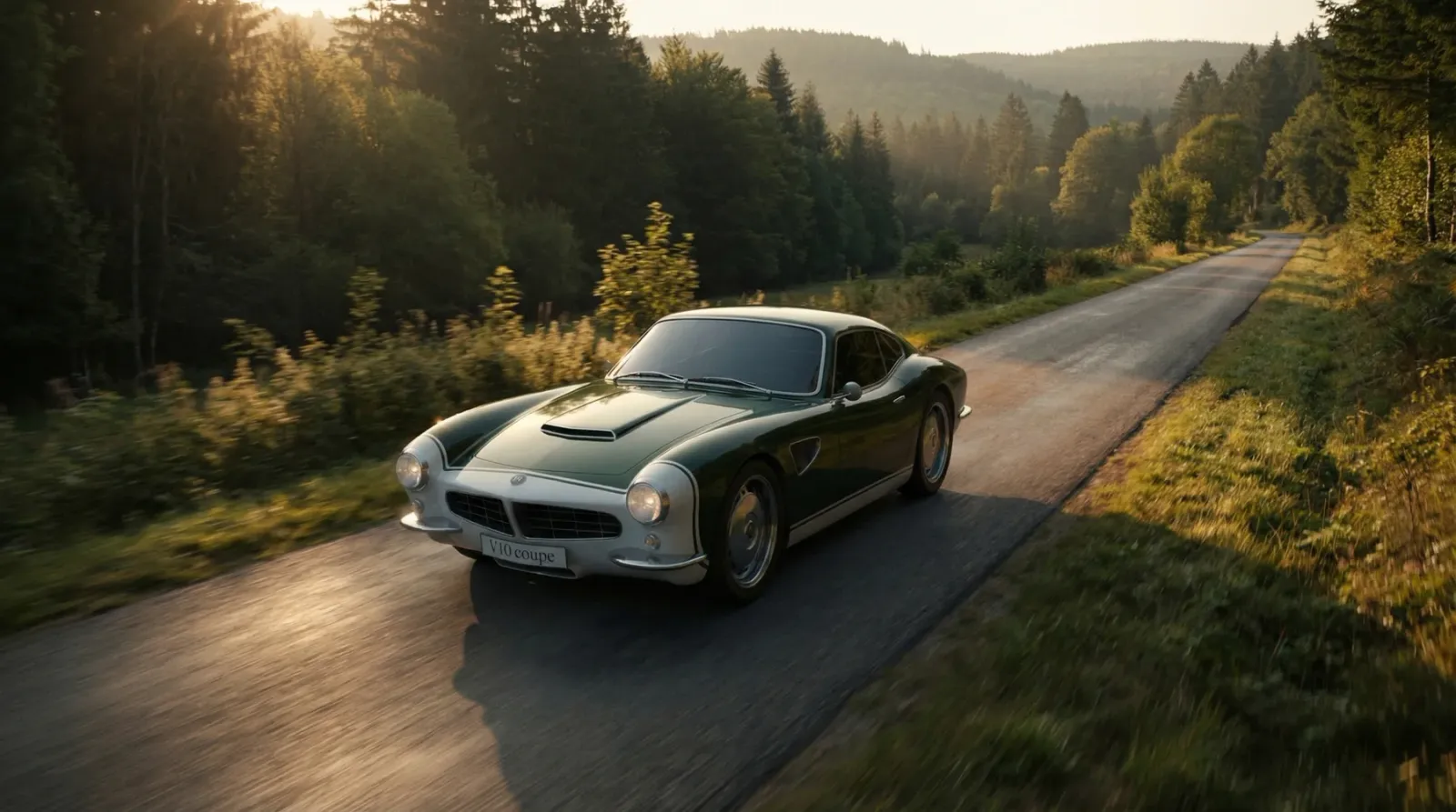 AI car ad for a car that is still in the production process