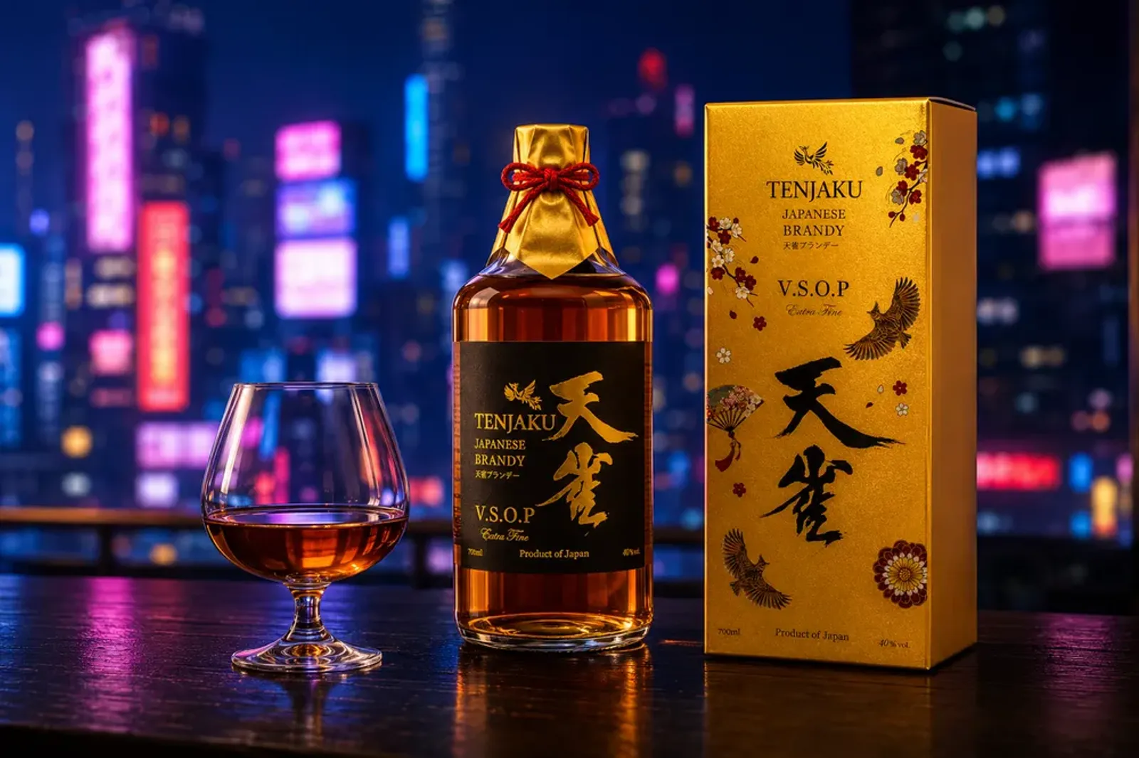 AI ģenerētie Tenjaku Brandy produktu attēli