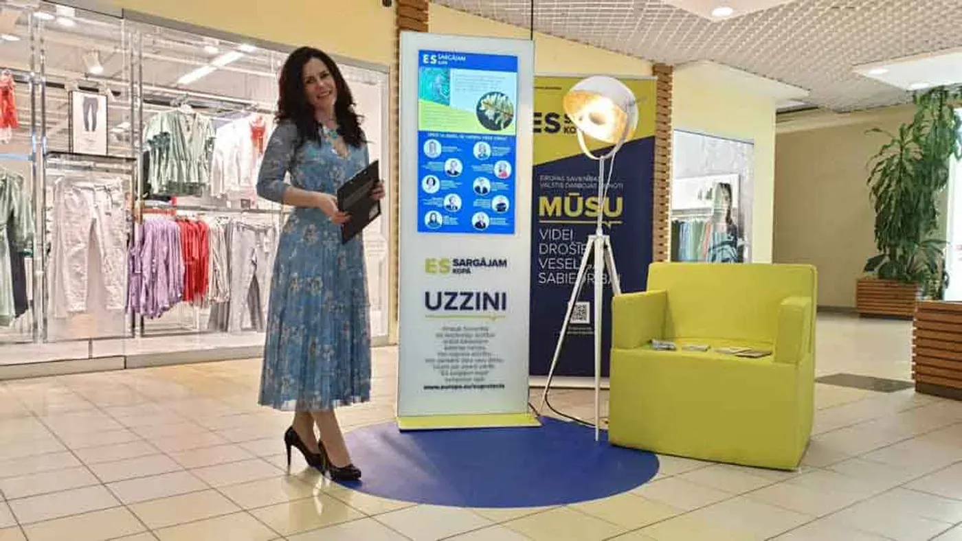 Instalācija tirdzniecības centrā