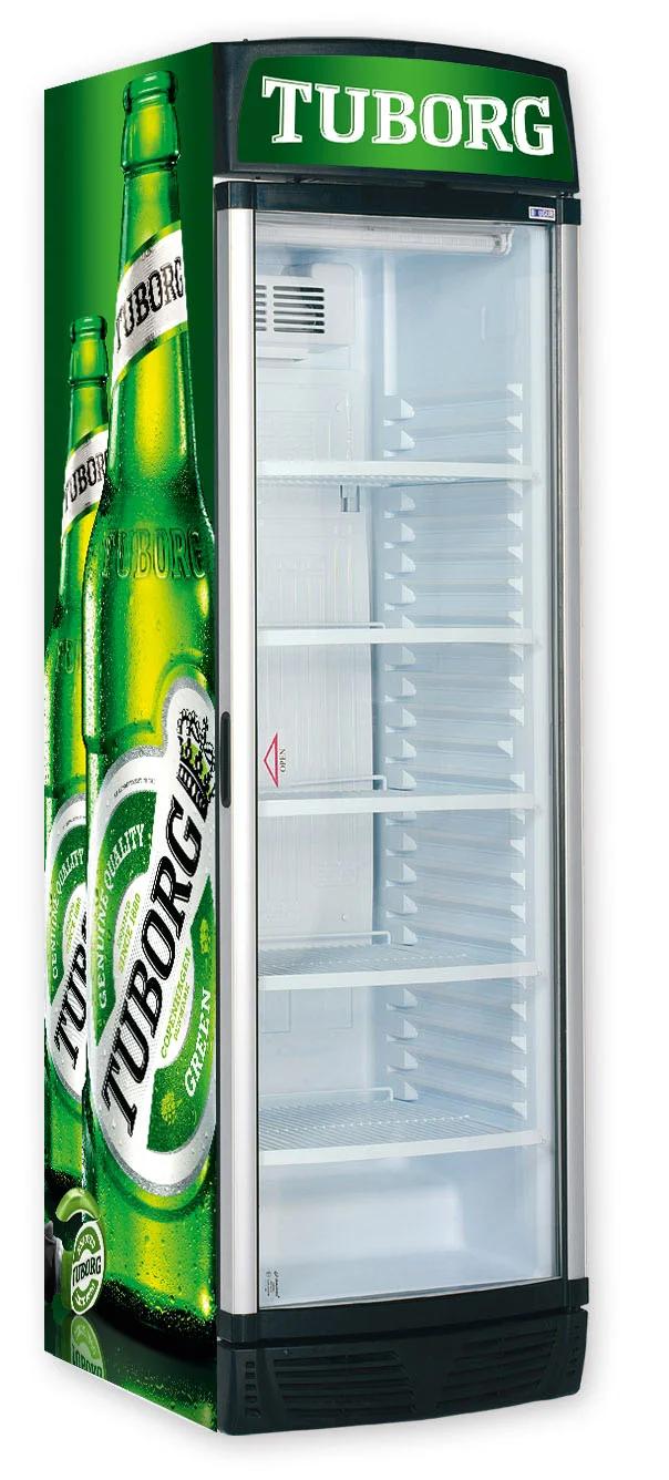 Tuborg zīmola ledusskapja aplīmējums