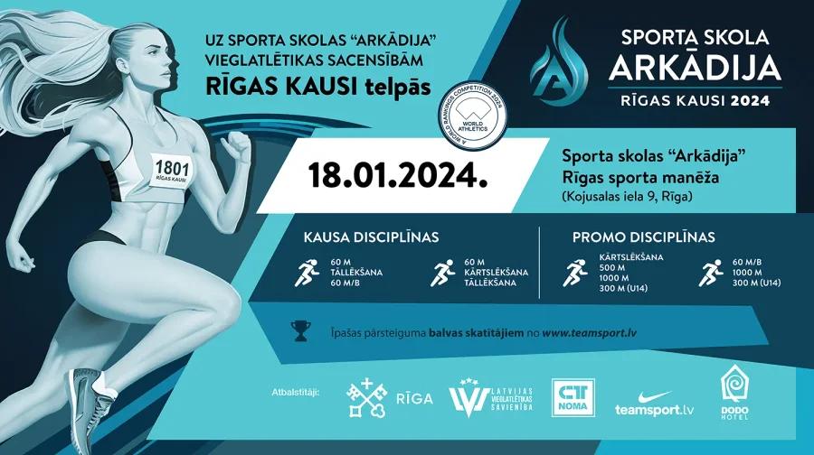 Rīgas kausi 2024 event flyer design