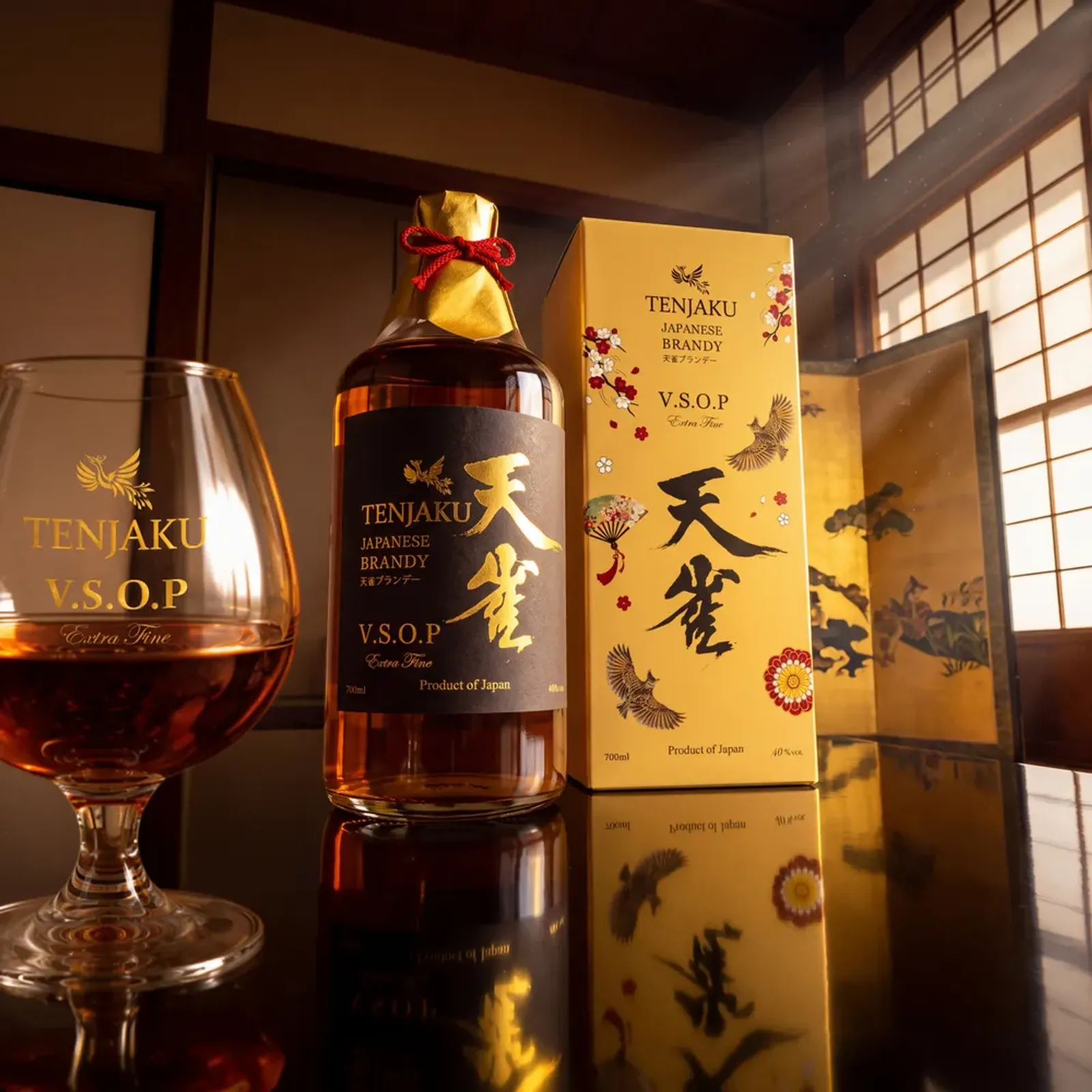 AI ģenerētie Tenjaku Brandy produktu attēli