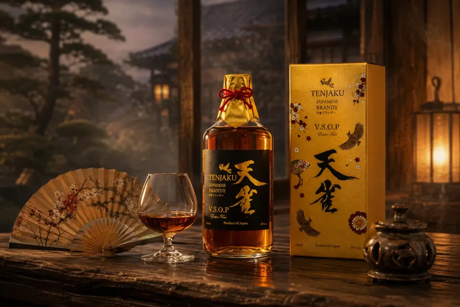AI ģenerētie Tenjaku Brandy produktu attēli
