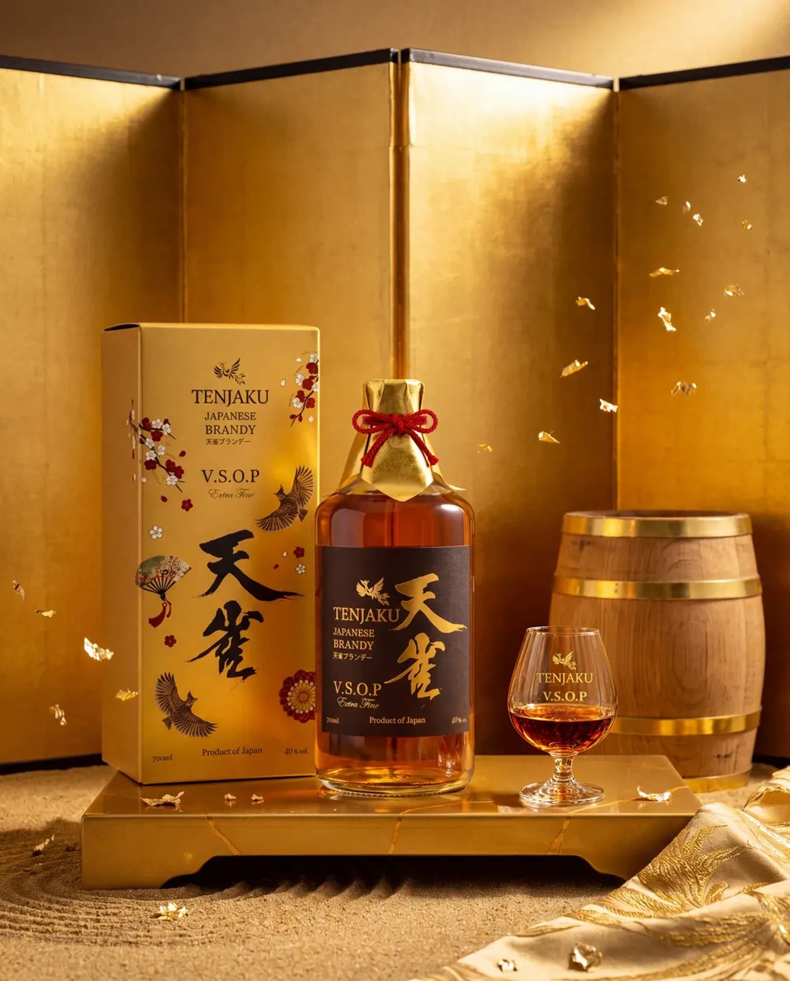 AI ģenerētie Tenjaku Brandy produktu attēli