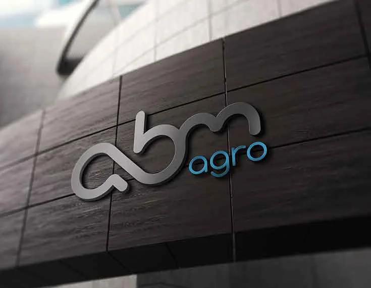 ABM Agro logo on an office wall