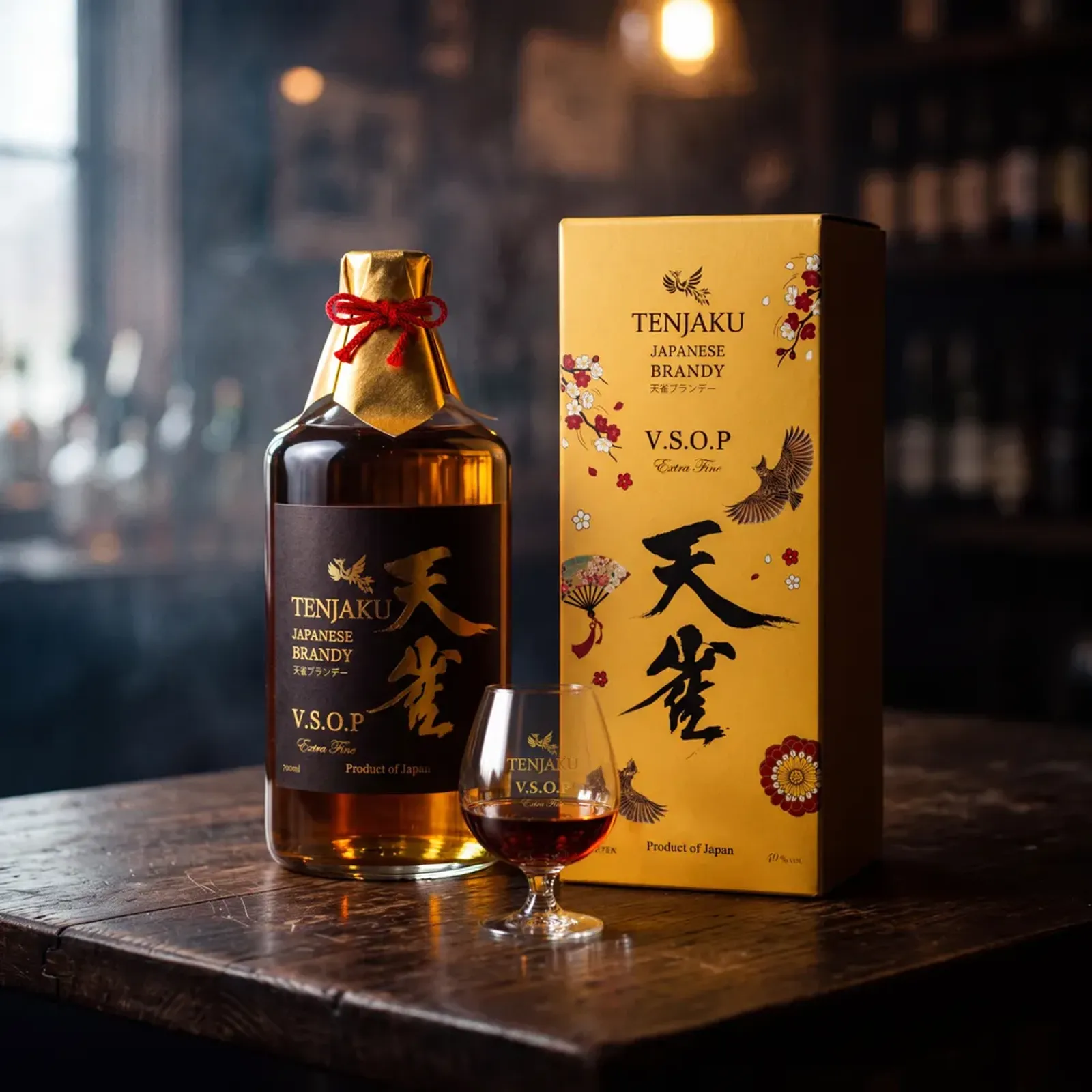 AI ģenerētie Tenjaku Brandy produktu attēli
