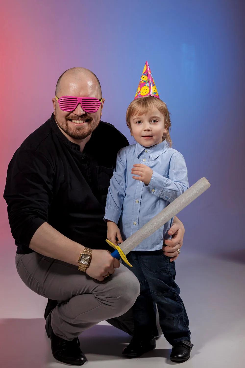 Family portrait session in the Riga studio, photo 20