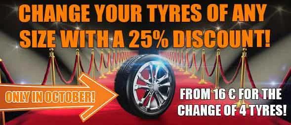 Tyre change promotion banner design