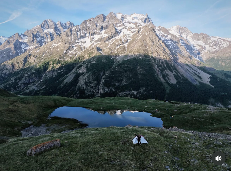 premier Bivouac solo Au Lac Du Pontet 