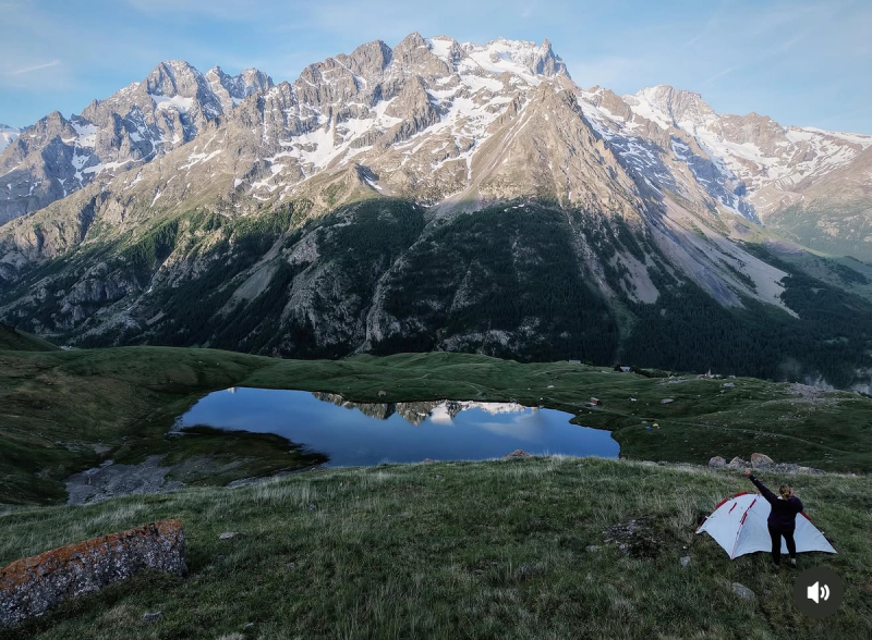 premier Bivouac solo Au Lac Du Pontet 