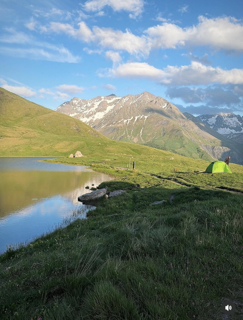 premier Bivouac solo Au Lac Du Pontet 