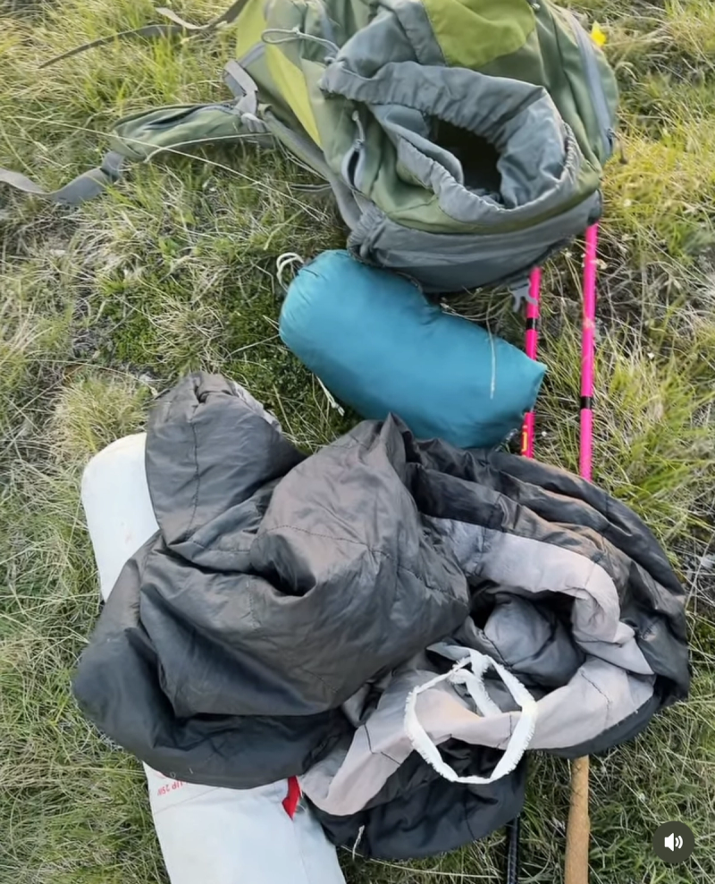 premier Bivouac solo Au Lac Du Pontet 