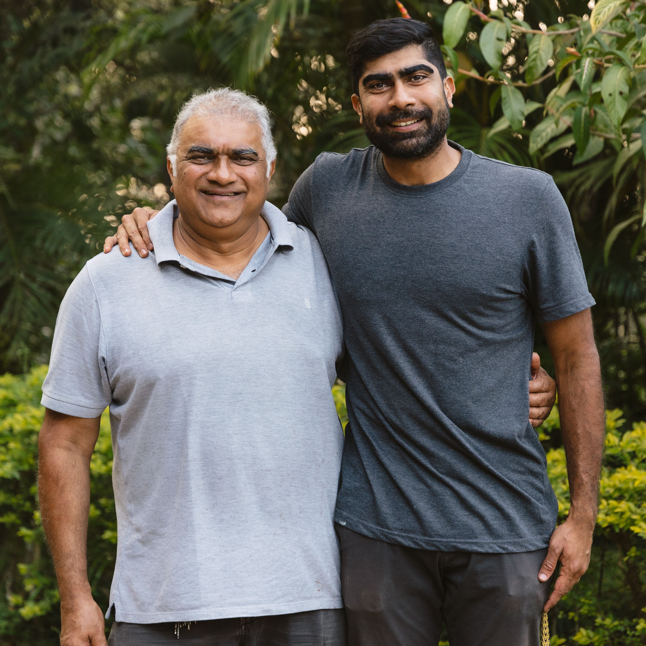 Ajoy and Pranoy Thipaiah of Kerehaklu Estate
